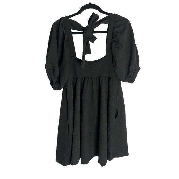 NWT Free People Violet Mini Dress Black-sz Small - Picture 3 of 9